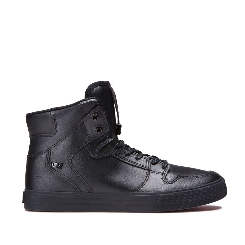 Supra Vaider High Top Schuhe Damen - Schwarz VGT88147